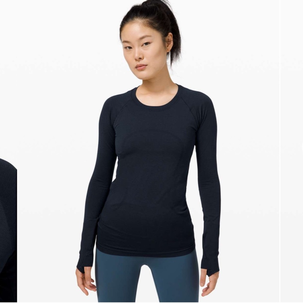 Lululemon Swiftly Tech Long Sleeve Navy